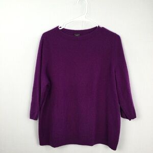 Talbots Audrey Pure Cashmere Crewneck Sweater Plus Petite womens size 2Xp